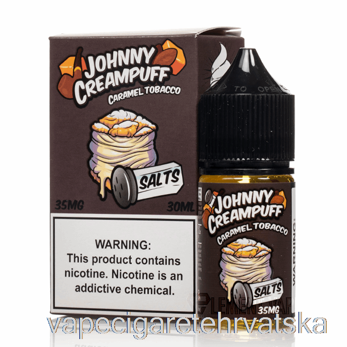 Vape Hrvatska Caramel Tobacco - Johnny Creampuff Soli - 30ml 35mg